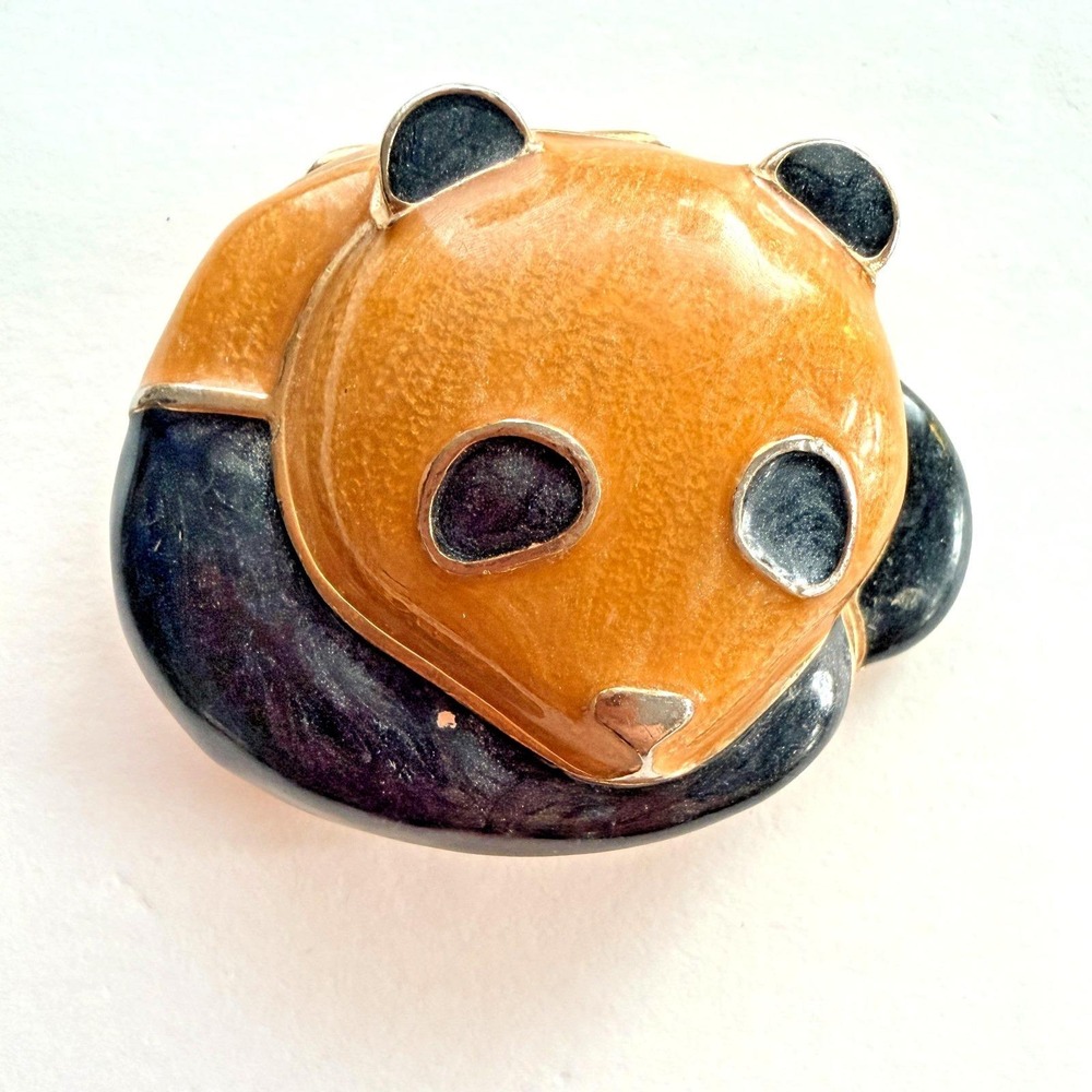 Vintage Estée Lauder Knowing Panda Solid Perfume Compact .11 oz
